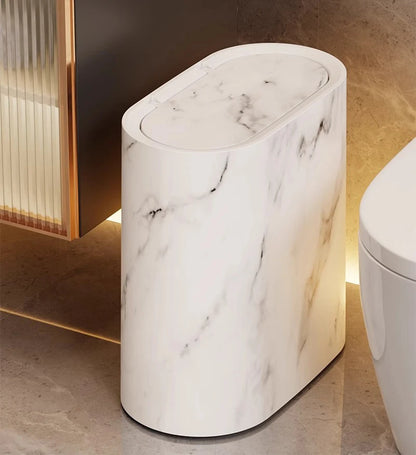 Versatile covered trash bin—perfect for home bathrooms, kitchens, or guest rooms