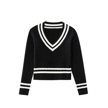 AP Women 2026 Autumn & Winter Knit Patchwork Set