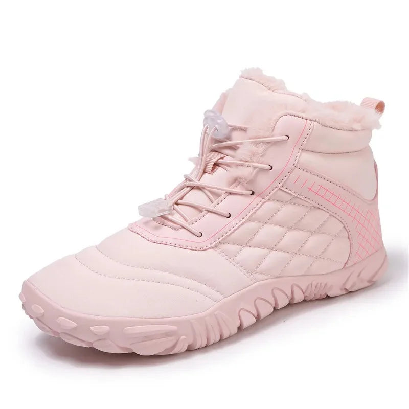 Winter Snow Boots – Warm Fur Lined, Non-Slip Barefoot Style