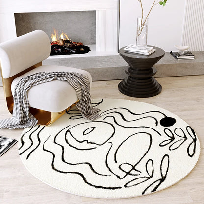 Plush, fluffy area rug—luxurious and soft for your living room, bedroom, or lounge