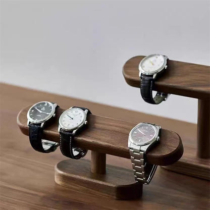 Decorative wooden shelf for watches—perfect for home or events