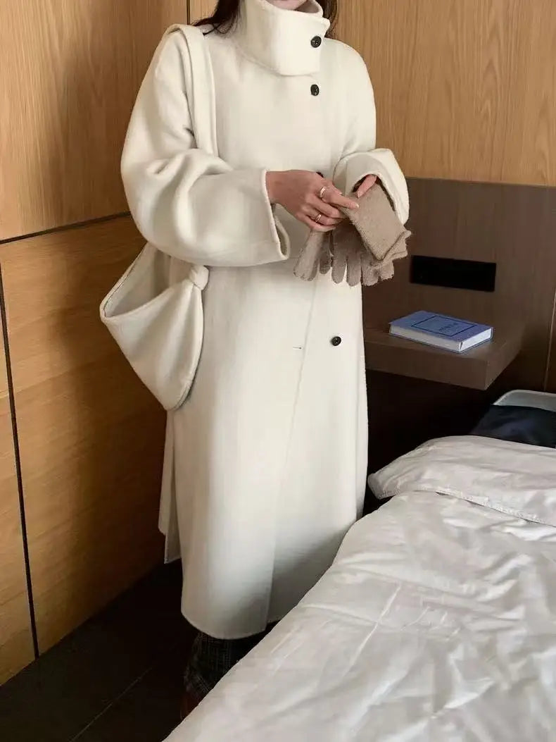 Women’s double-sided cashmere coat