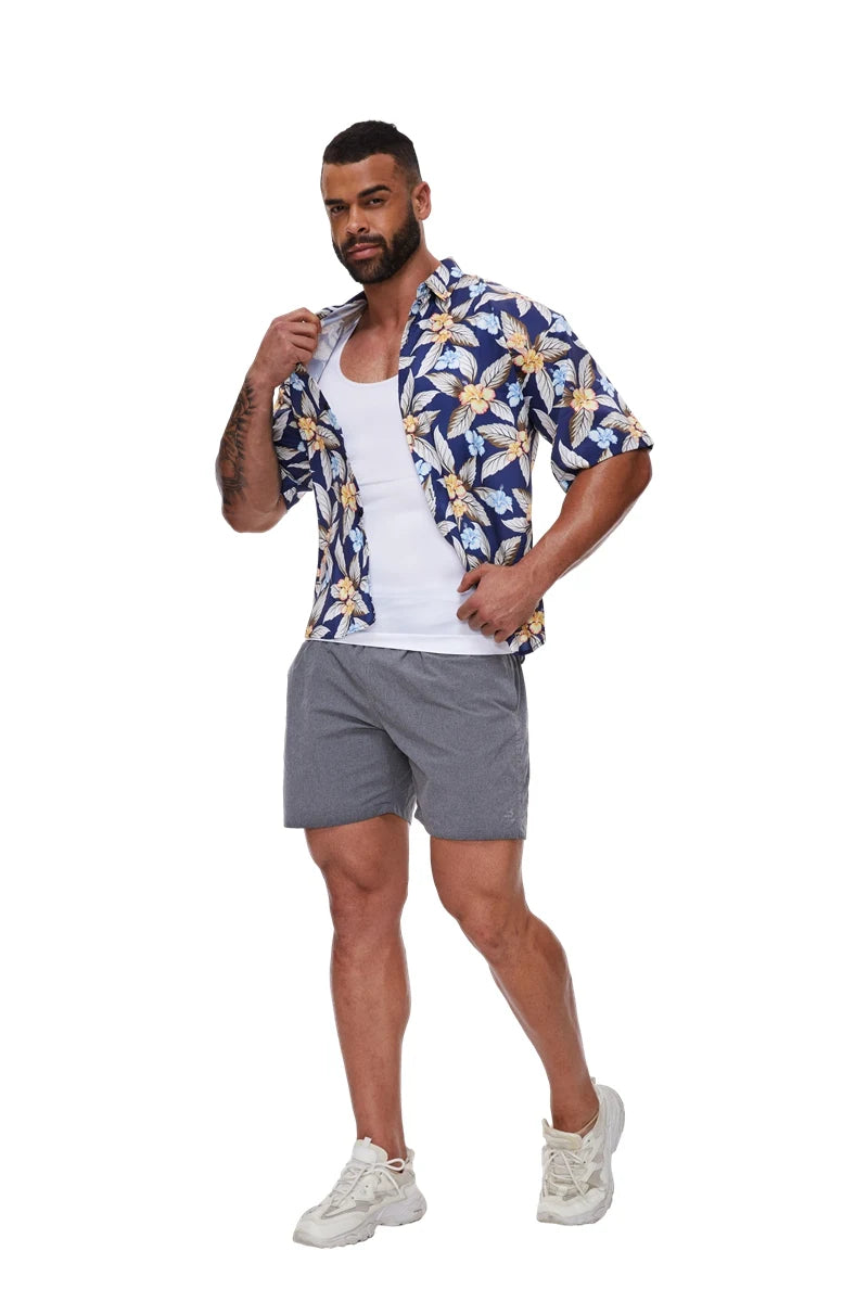 Men’s slim compression top for body shaping
