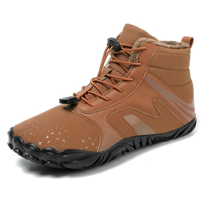 Winter Snow Boots – Warm Fur Lined, Non-Slip Barefoot Style