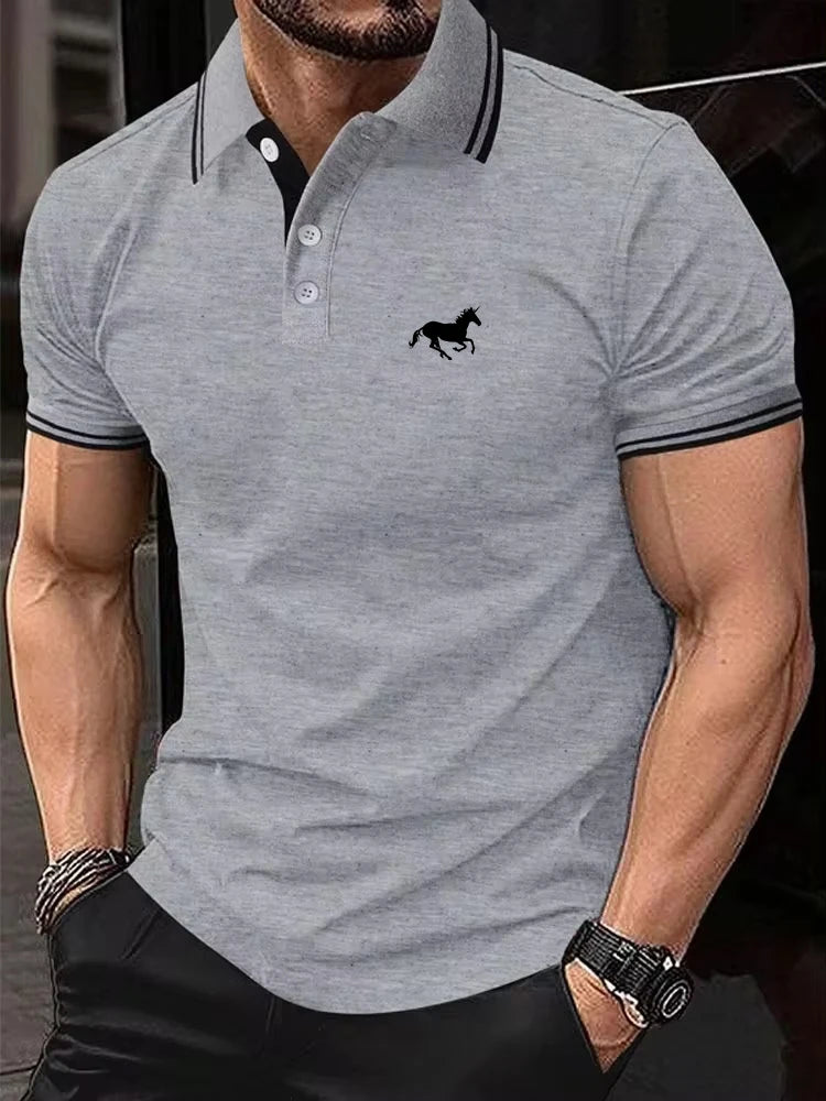 Men’s classic short-sleeve polo T-shirt, S–3XL