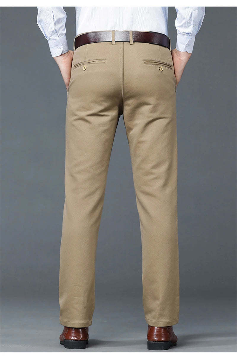 Luxury business casual suit pants, regular fit