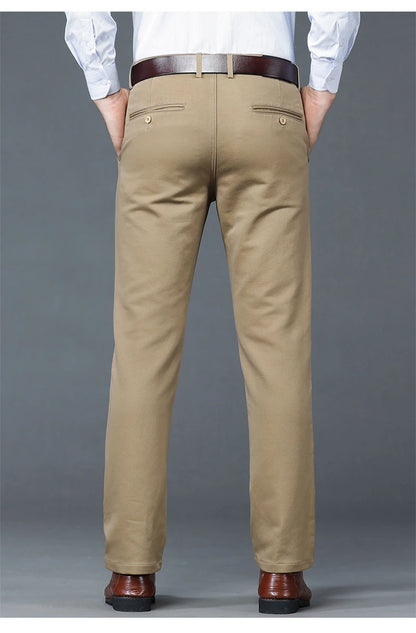 Luxury business casual suit pants, regular fit