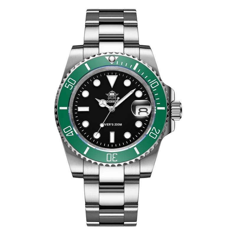 Waterproof stainless-steel men's quartz watch