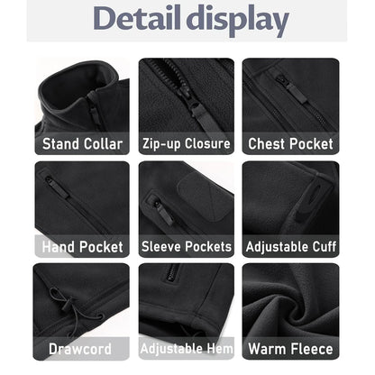 Men’s cotton-padded winter vest with stand collar