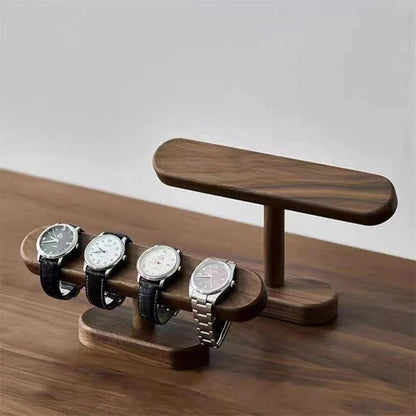 Decorative wooden shelf for watches—perfect for home or events