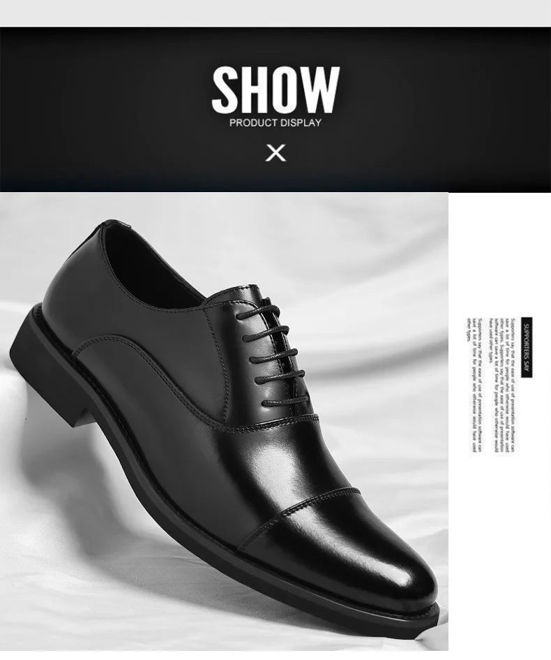 Solid color casual and business dress shoes