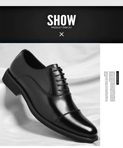 Solid color casual and business dress shoes
