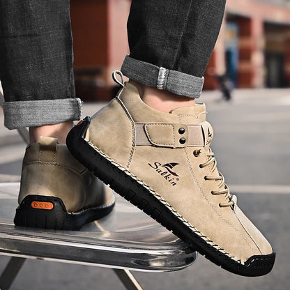 Breathable sneakers and ankle boots for men