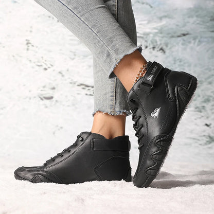 Women’s Winter Ankle Boots – Waterproof, Plush Fur Lined