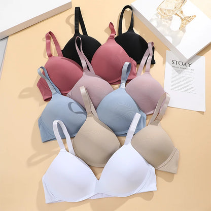 Women’s Seamless Push-Up Bra – No Wire, Breathable Design
