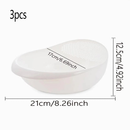 2-in-1 wash-and-drain kitchen organizer bowl