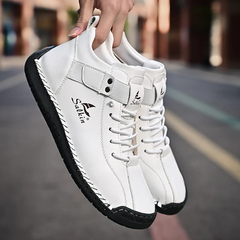 Breathable sneakers and ankle boots for men