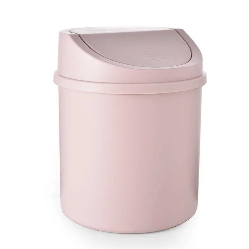 Portable mini waste bin for office, vanity, or study table