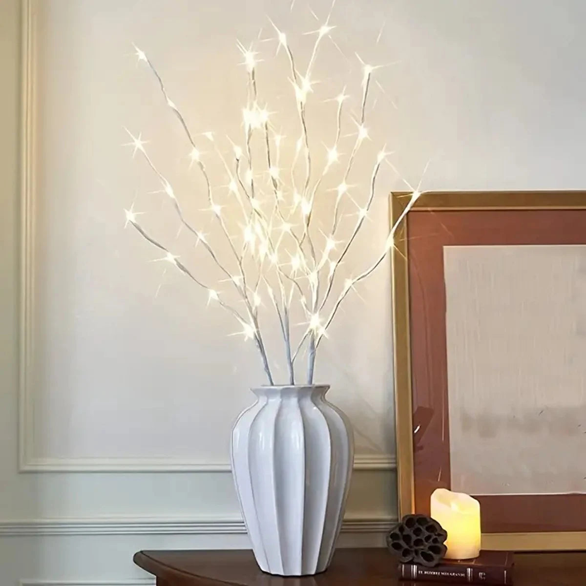 20 LED willow branch lights—perfect for home, bedroom, or party decoration