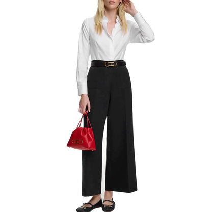 Stylish white shirt for professional women