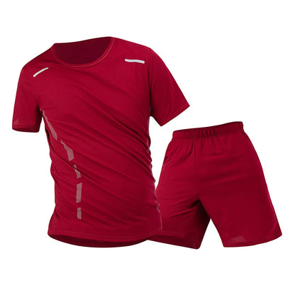 Men’s 2-piece summer sports suit, quick-dry