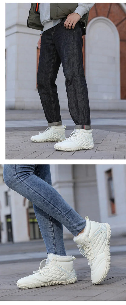 Winter Snow Boots – Warm Fur Lined, Non-Slip Barefoot Style