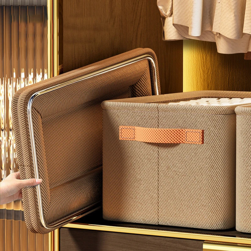 Durable wardrobe storage solution for sweaters, pants, and more