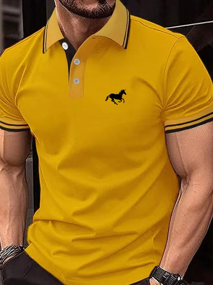 Men’s classic short-sleeve polo T-shirt, S–3XL