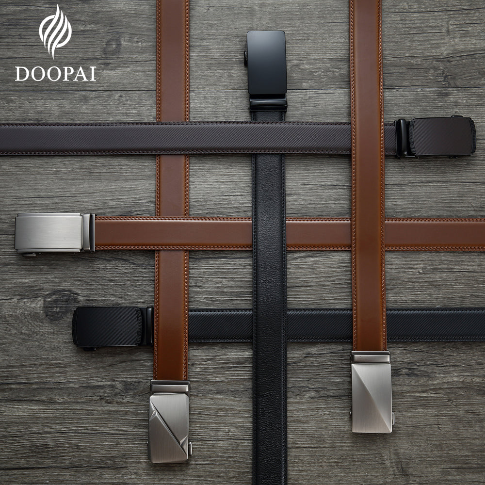 Premium designer-style leather belt for men