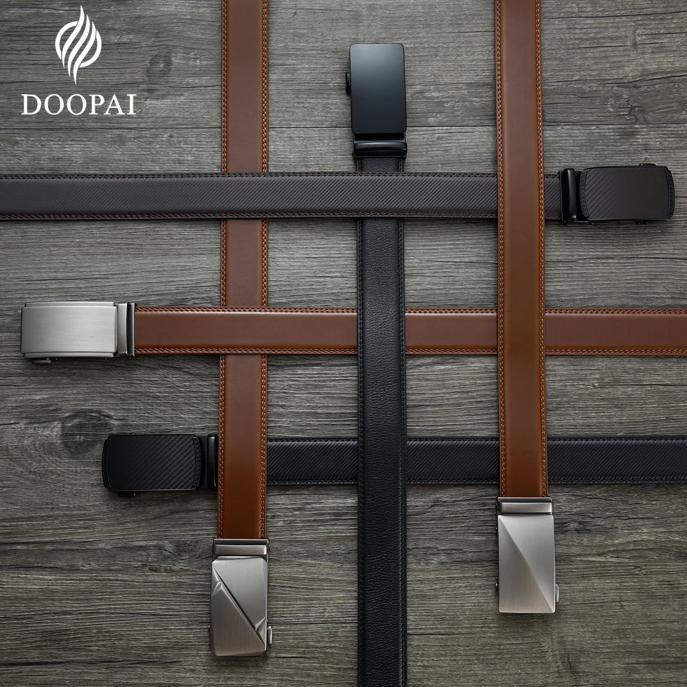 Premium designer-style leather belt for men