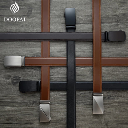 Premium designer-style leather belt for men