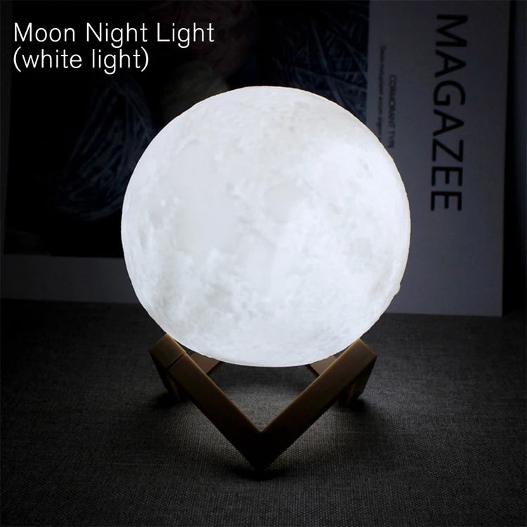 Decorative LED moon light for cozy indoor ambience