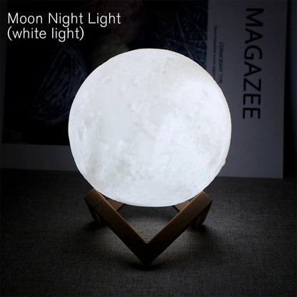 Decorative LED moon light for cozy indoor ambience