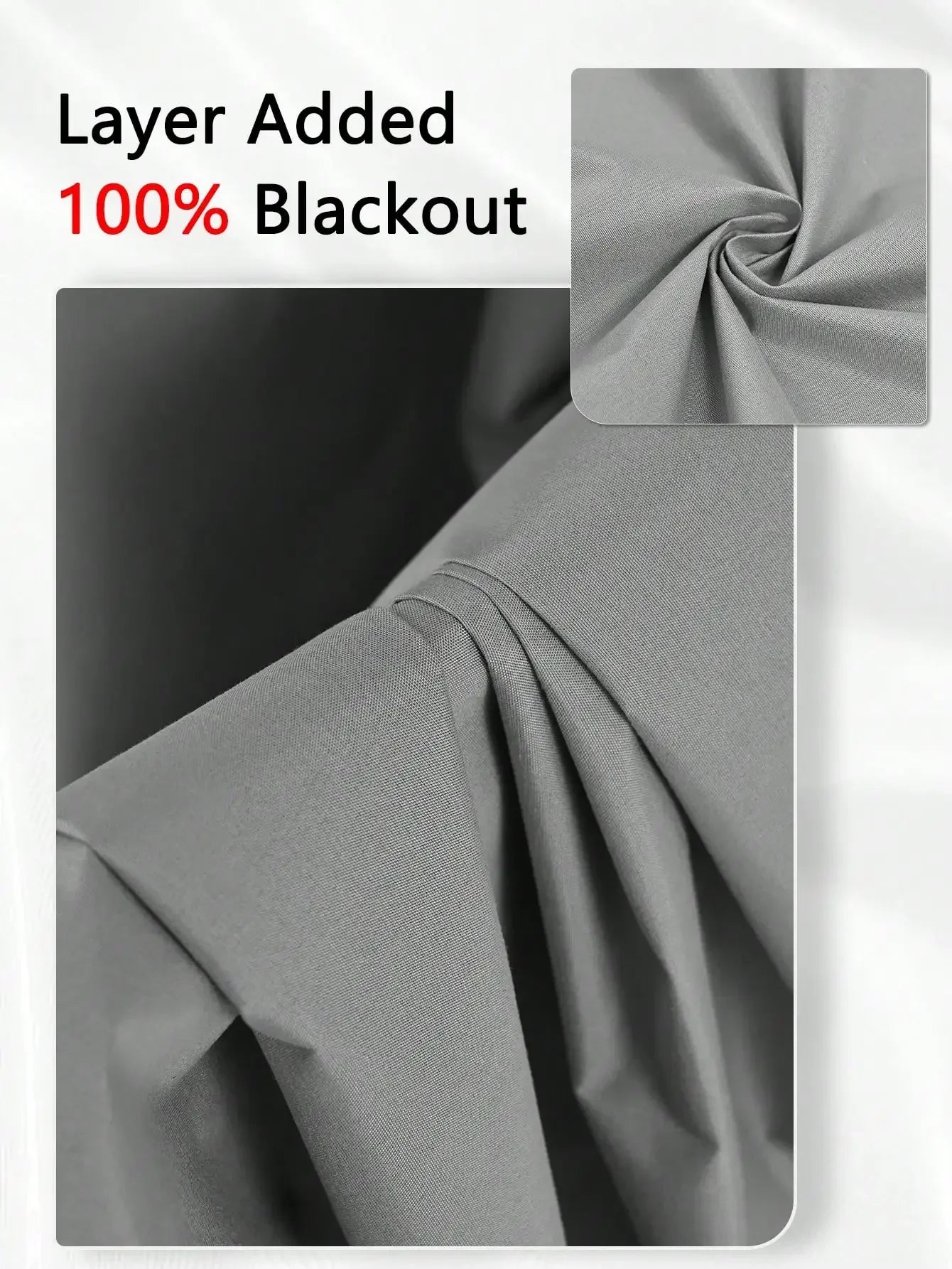 Privacy Drapes for Bedroom, Living Room,100% Blackout Curtains with Grommets.
