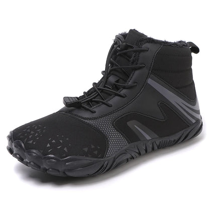 Winter Snow Boots – Warm Fur Lined, Non-Slip Barefoot Style