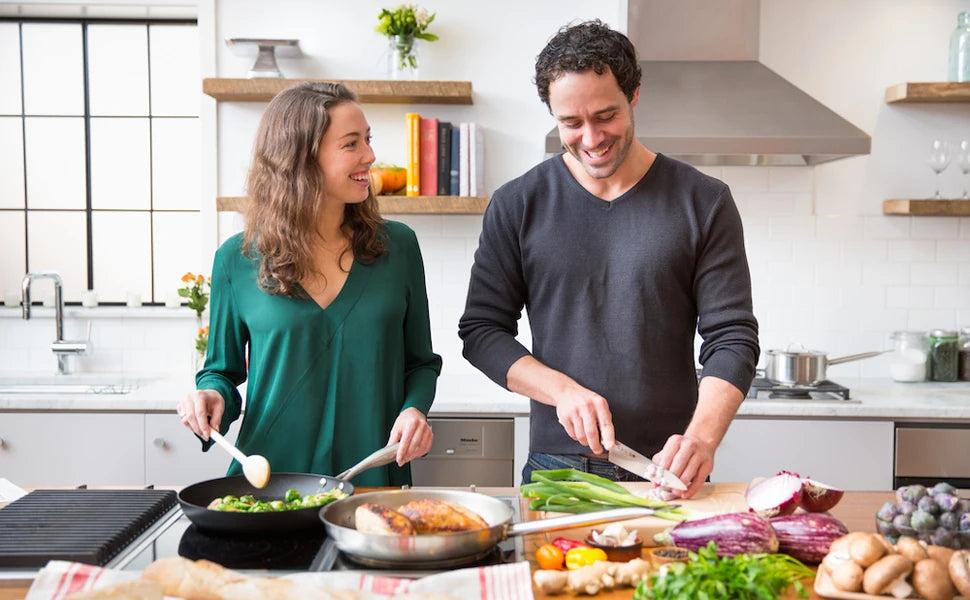 Compact 24" electric cooktop, 4 burners, residual heat indicator, knob operated, hard-wire installation
