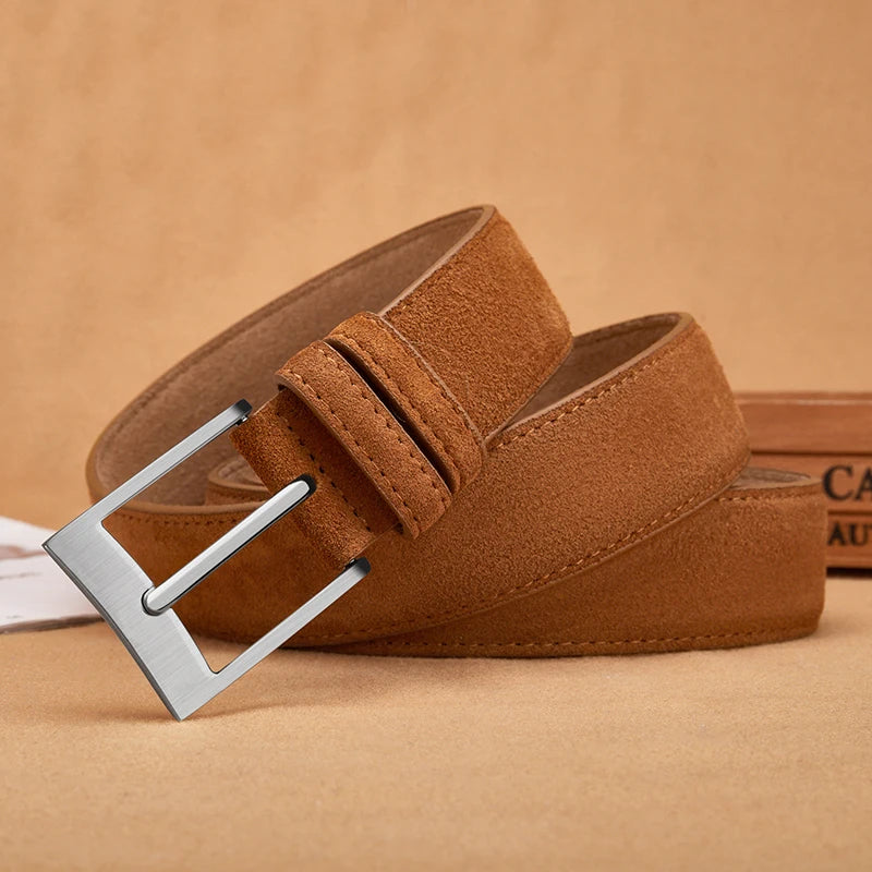 Premium Cow Leather Belt – Stylish Everyday Jeans Belt