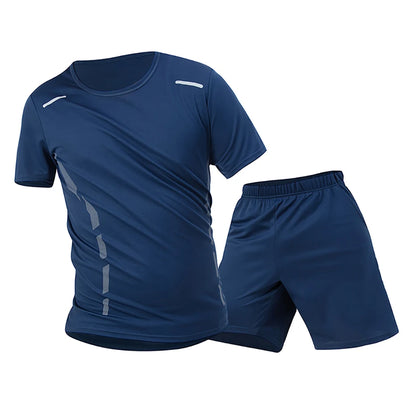 Men’s 2-piece summer sports suit, quick-dry