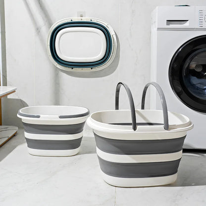 Lightweight foldable bucket—perfect for laundry, cleaning, and organizing