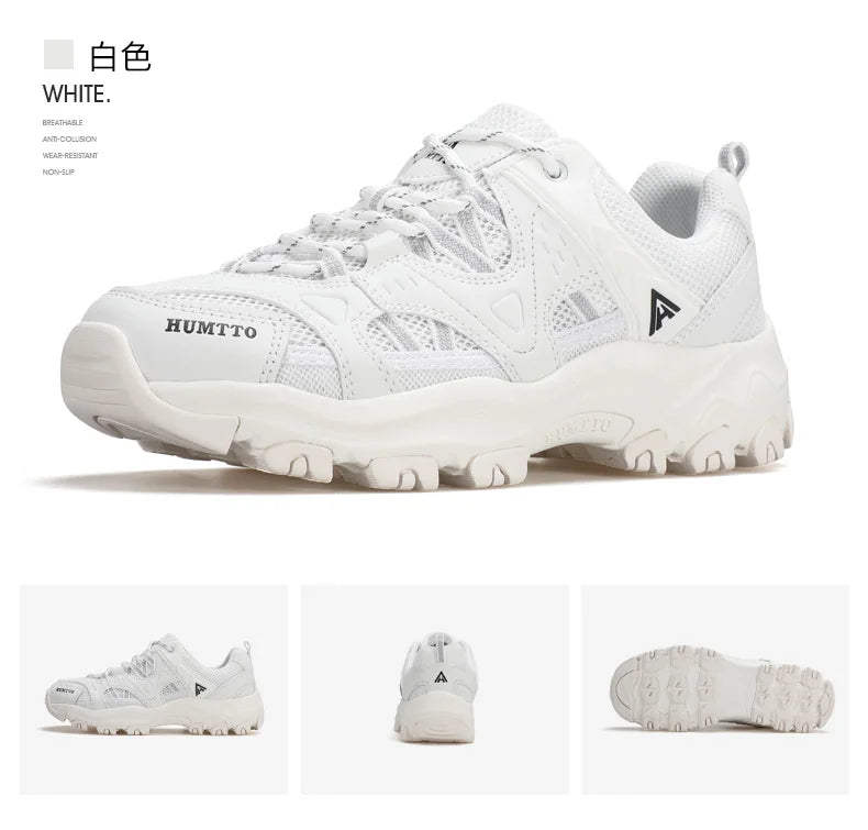 Unisex Outdoor Sneakers Wear-resistant Hiking Shoes For Men Women Non-Slip Tactical Climbing Shoes Breathable Trekking Sneakers
