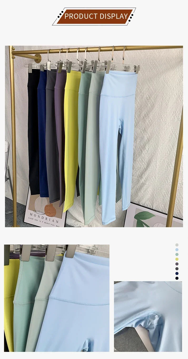 Trendy summer yoga and sports leggings