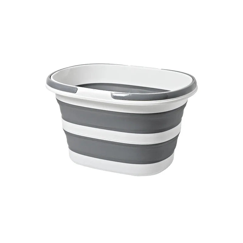 Lightweight foldable bucket—perfect for laundry, cleaning, and organizing