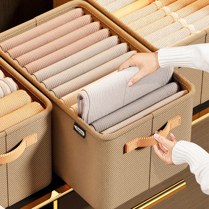 Durable wardrobe storage solution for sweaters, pants, and more