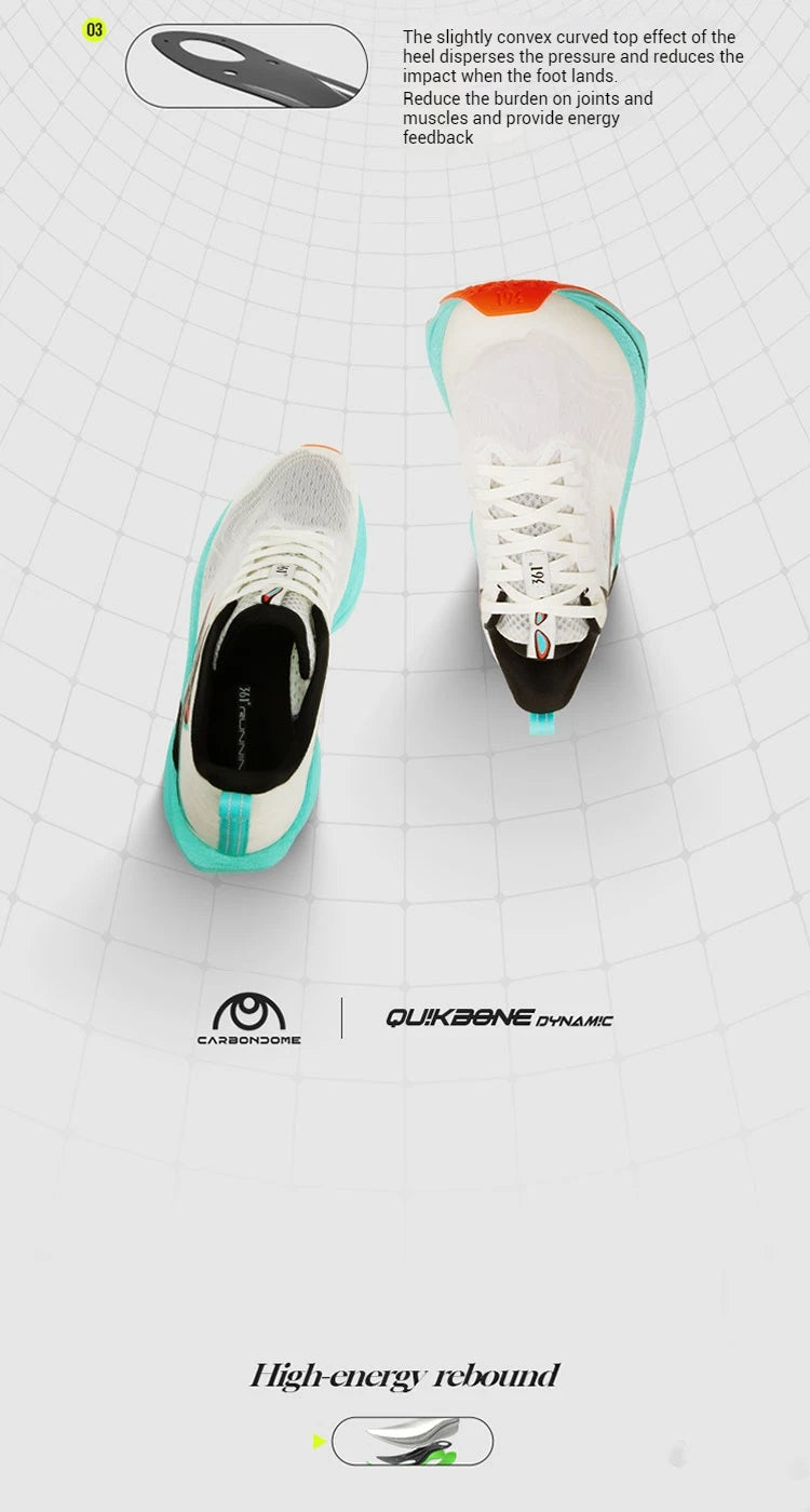 361° Flame 4.0 men’s carbon plate running shoes