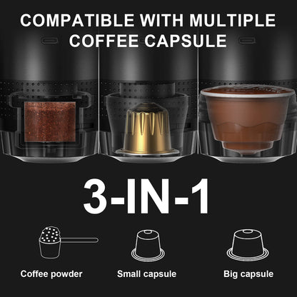 Electric handheld espresso maker—perfect for on-the-go brewing
