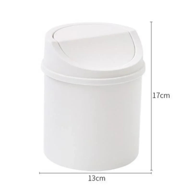 Portable mini waste bin for office, vanity, or study table