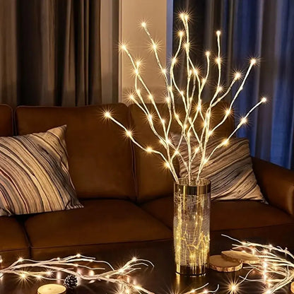 20 LED willow branch lights—perfect for home, bedroom, or party decoration