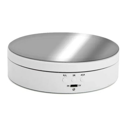 Remote-controlled rotating display for jewelry, collectibles, or video shoots