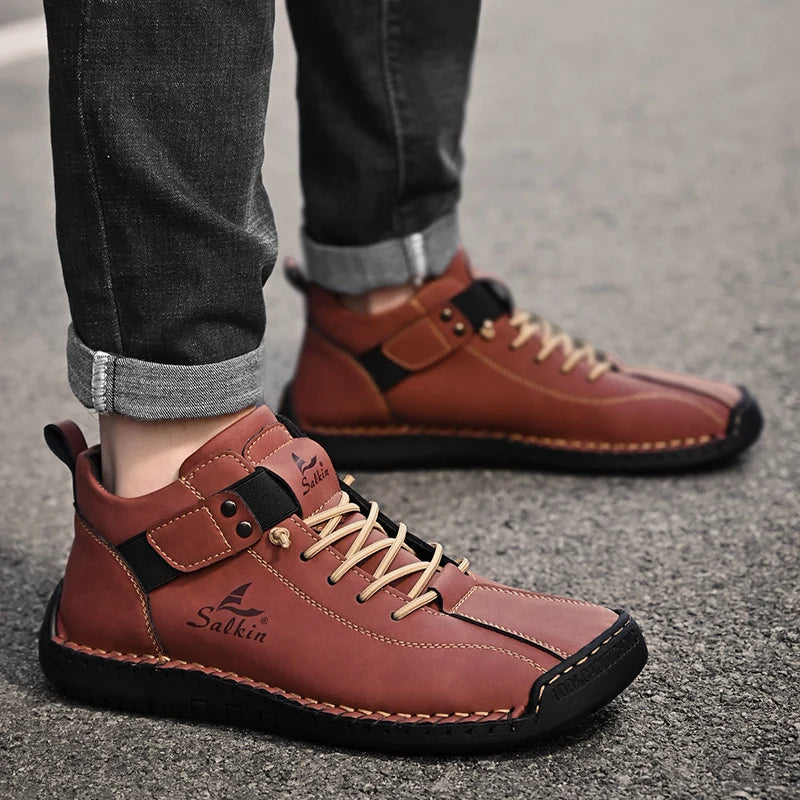 Breathable sneakers and ankle boots for men