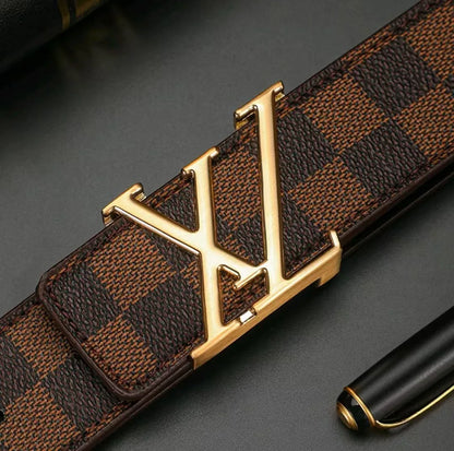 Genuine cowhide business and casual waistband